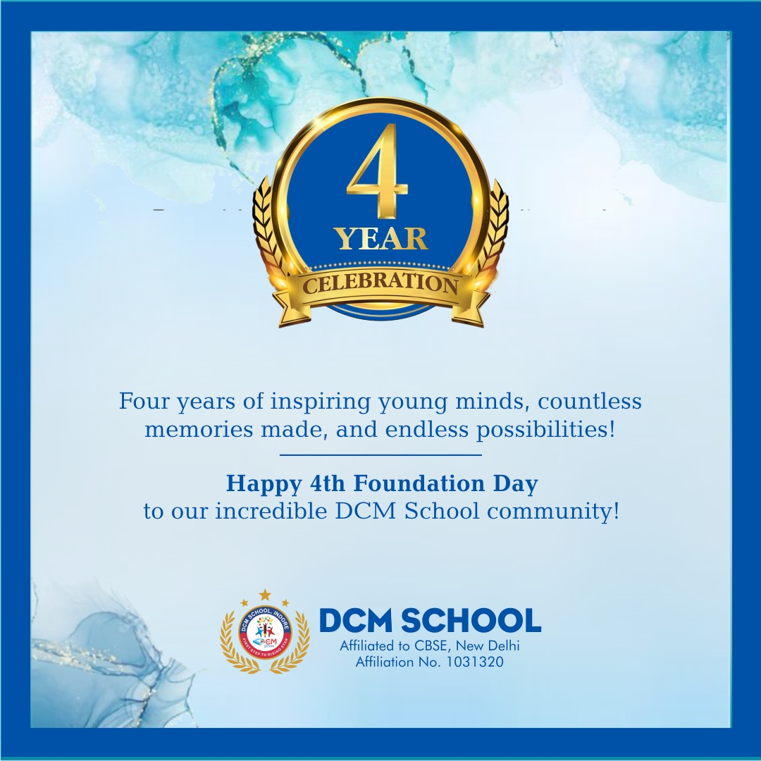 4 years of CBSE excellence, built on a legacy of 34 glorious years!